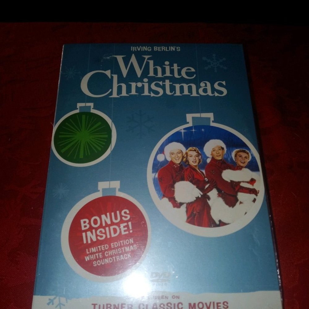 White Christmas Dvd, 1954 Turner Classics Movie, Bonus White Christmas Soundrack